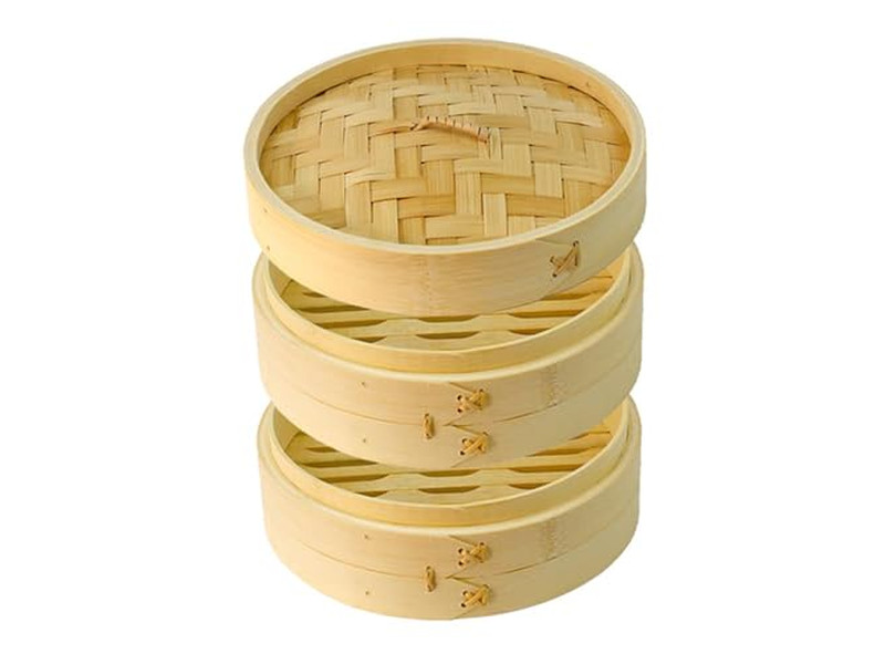 Vaporera de Bambú China para Dim Sum