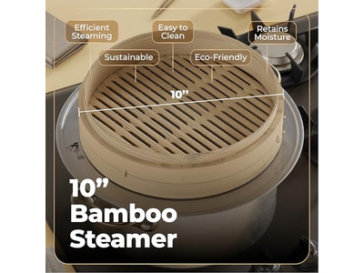Vaporera de Bambú para Madera de Vapor